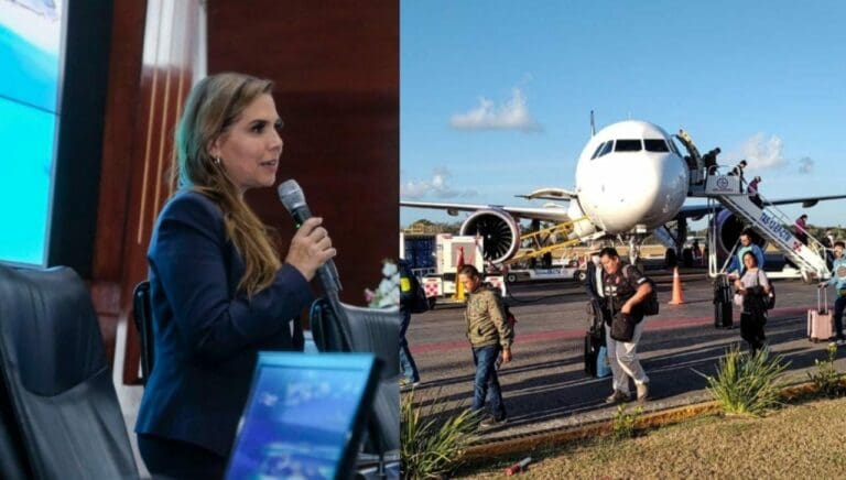 Gracias a las gestiones de la gobernadora Mara Lezama, Cancún sigue siendo el destino con más vuelos internacionales en el país.