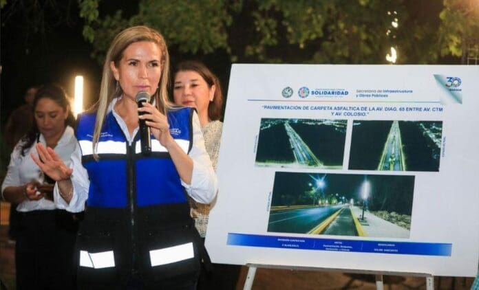 Lili Campos sigue con la renovación de Playa del Carmen. Muestra de ello es la nueva imagen que lucen algunas vialidades y zonas de la ciudad