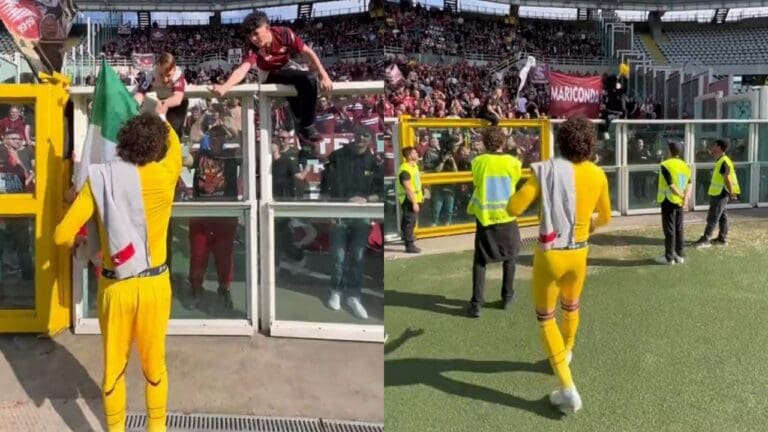Video: Fans de Salernitana corean a Guillermo Ochoa tras juego con el Torino