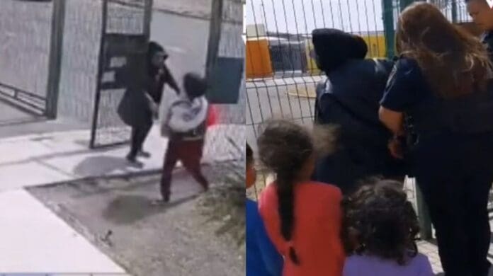 Mujer trata de robar bebé a madre que lo traía en sus brazos