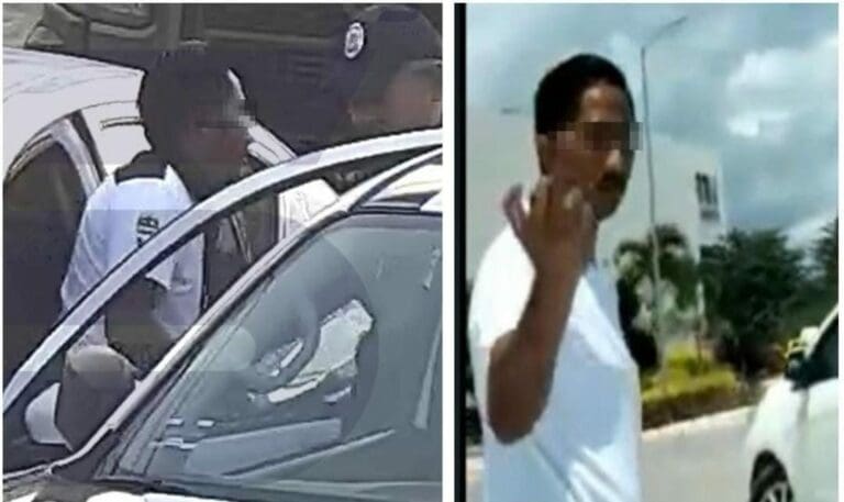 El taxista de Cancún que fue visto ponchándole las llantas a un vehículo de Uber ha sido detenido por la Policía.