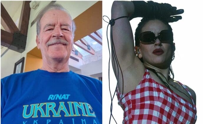 Molesta a Vicente Fox anuncio de Rosalía gratis en el Zócalo: “No tienen dinero para…”