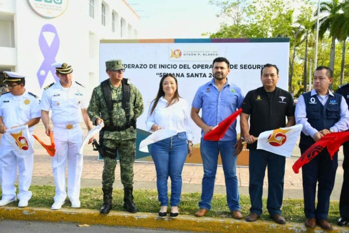 Yensunni Martínez da banderazo de salida al operativo de seguridad “Semana Santa 2023”