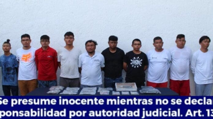 Detienen a 10 narcomenudistas en la Zona Hotelera de Cancún