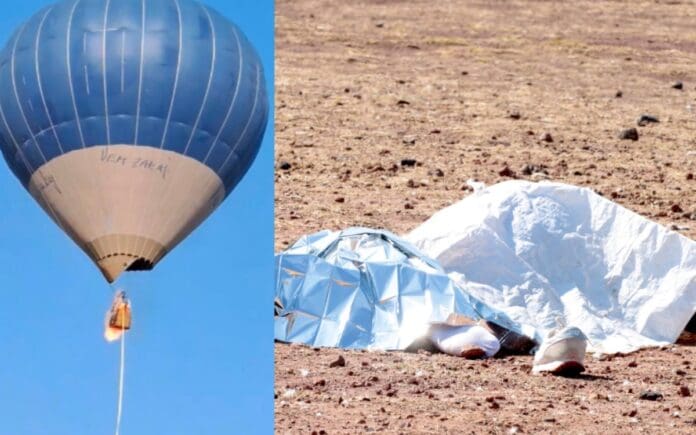Globo accidentado no pertenece a la Federación de Globos Aerostáticos de Teotihuacán