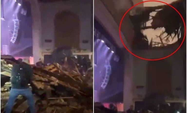 VIDEO: Se derrumba techo en pleno concierto de metal en EU; hay al menos un muerto