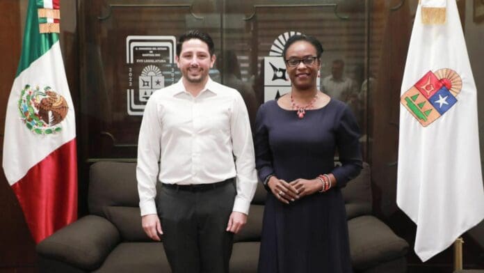 Fortalece Congreso de Quintana Roo cooperación con Estados Unidos