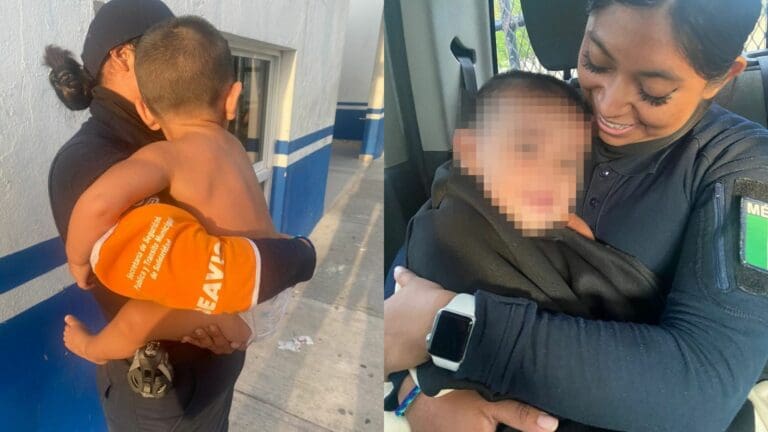 Playa del Carmen: Rescatan a bebé que deambulaba solito en Villas del Sol