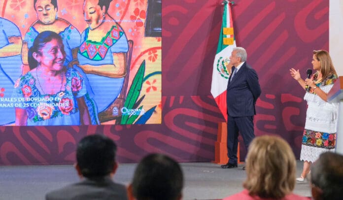 Mara Lezama presenta el ‘’Modelo de Mercado del Bienestar Maya’’, un proyecto cultural y comercial con justicia social