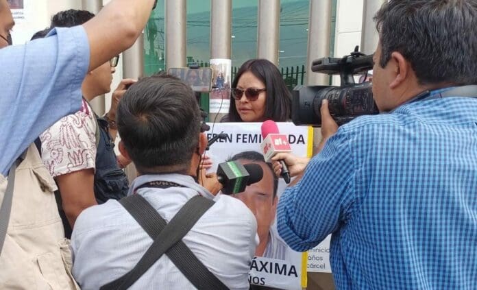 Justicia para Carmen Sánchez, a quien su ex pareja le arrojó ácido en 2014. El agresor fue sentenciado a 46 años de prisión.