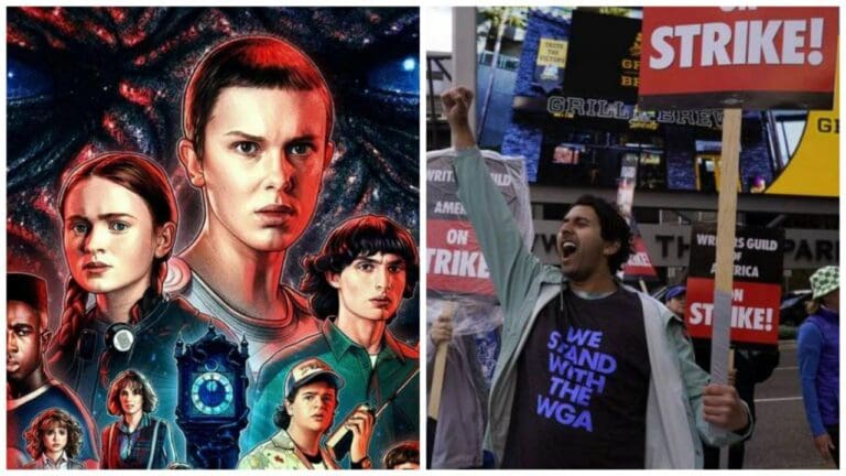 Huelga de guionistas en Hollywood pone en peligro la quinta temporada de "Stranger Things"