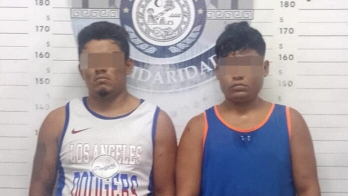 Detienen a dos sujetos tras cometer un robo en la colonia Colosio