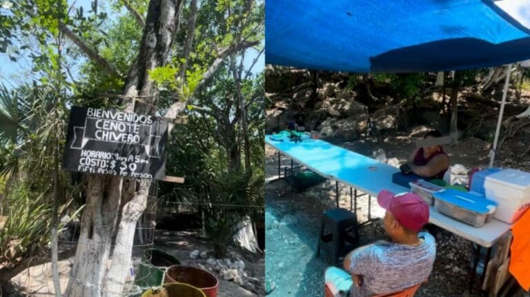 Cenote de Tulum es desalojado por la policía municipal