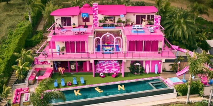 La mansión de Barbie Malibú existe y se puede alquilar gratis en Airbnb