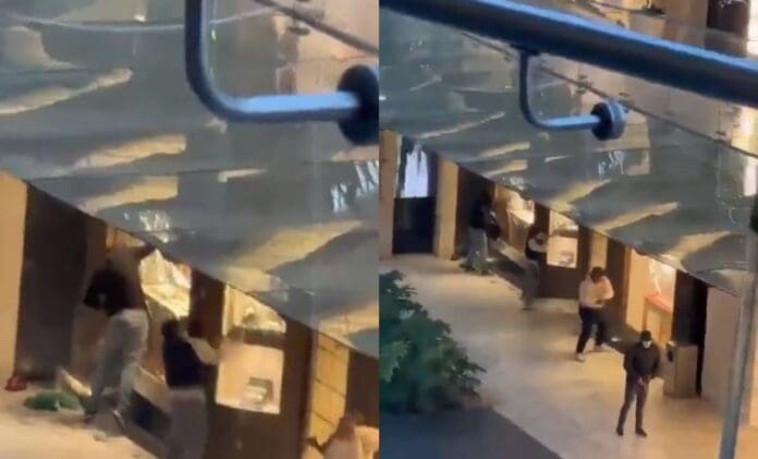 VIDEO Asaltan con mazos joyería en Plaza Antara de Polanco