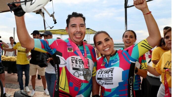 Mara Lezama da banderazo de la L’etape Cancún By Tour de France 2023