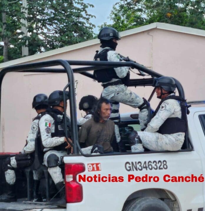 Fernando Tzuc Huex, un ermitaño maya, es “El Fantasma” que disparó contra 8 obreros en el tramo del Tren Maya, ya fue detenido