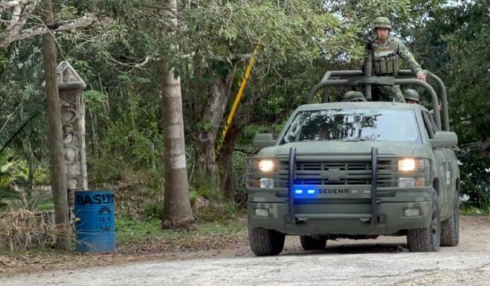 Realizan operativo para encontrar a sujeto que disparó contra trabajadores del Tren Maya 