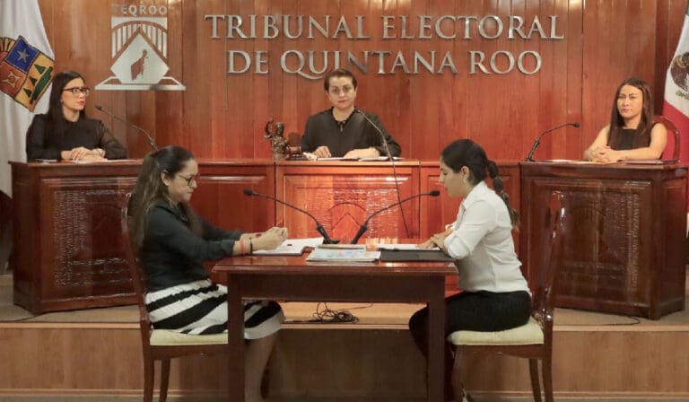 Rechaza Teqroo denuncia del PRD por la imagen de la gobernadora en un mural; no es promoción personalizada