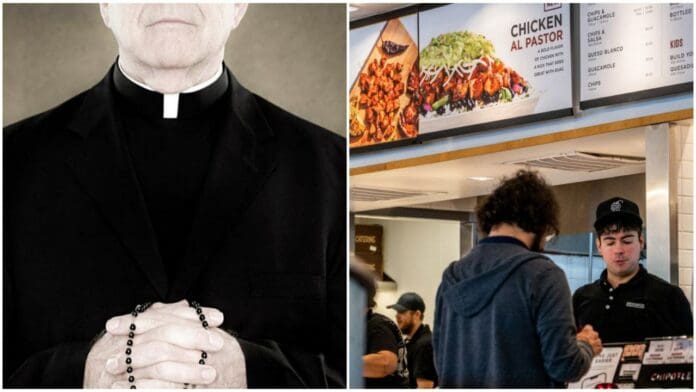 Restaurante de EE.UU. usó a un falso sacerdote para que su personal admitiera 