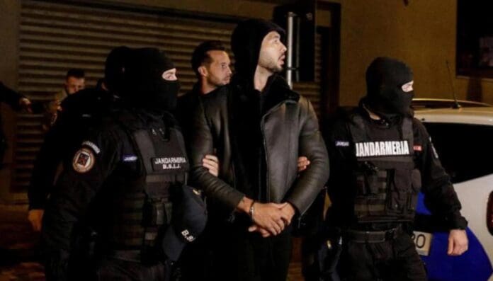 Andrew Tate es acusado de tráfico de personas y violación