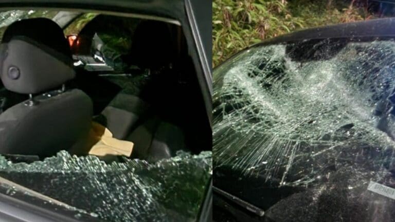 Se ha dado a conocer otra agresión contra un conductor de Uber. Varios sujetos lo golpearon y rompieron los cristales de su auto.