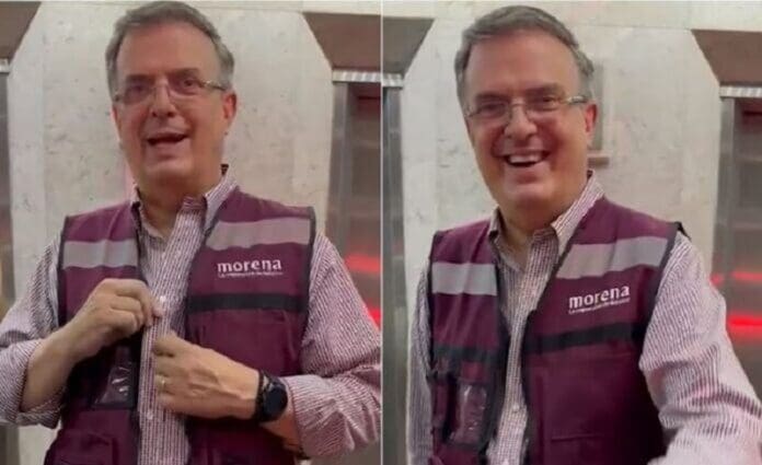 Marcelo Ebrard presume su 