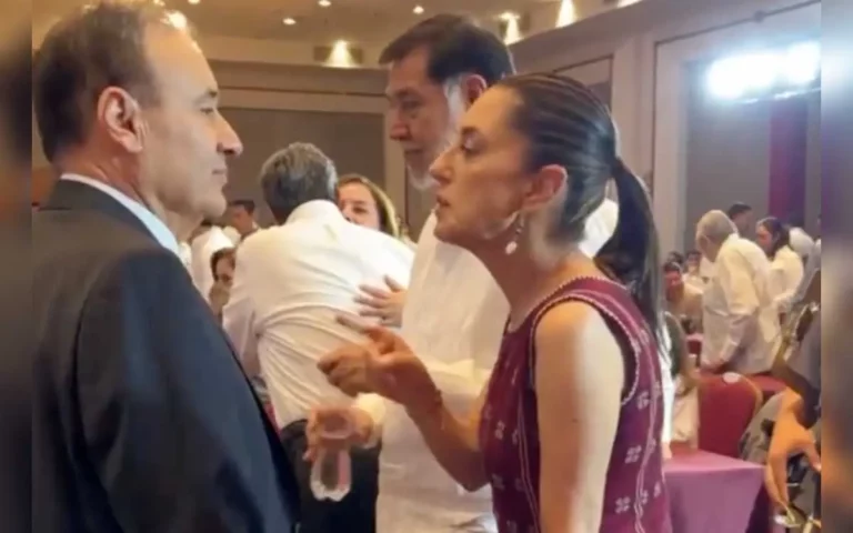 VIDEO El reclamo de Sheinbaum a Durazo en cónclave de Morena