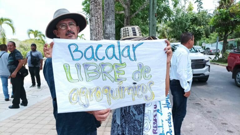 Piden a autoridades que frenen el uso de agroquímicos, por afectaciones a la laguna de Bacalar