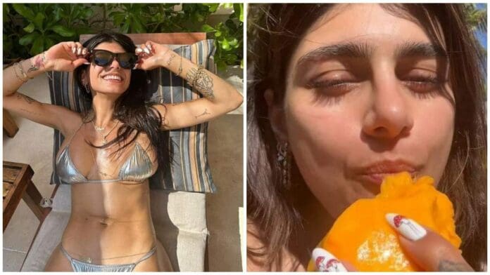 Mia Khalifa está ‘relajada, relajada’ como un mango en Quintana Roo
