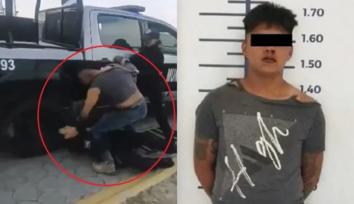 Video Buscan a sujeto que golpeó a mujer policía en Cholula, Puebla