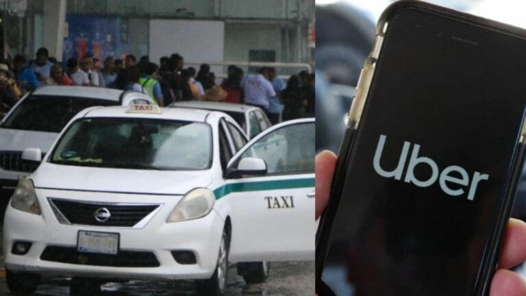 Nuevas agresiones de un taxista de Cancún contra Uber; disparó un arma de balines