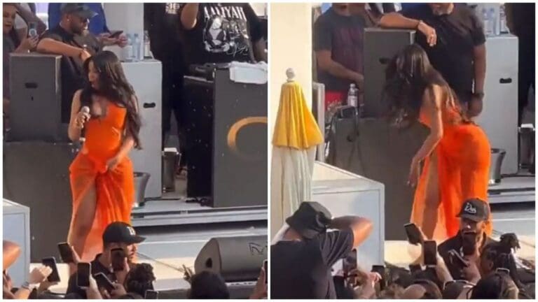 Cardi B golpea con su micrófono a fan, a tan sólo una noche de haber agredido a un DJ