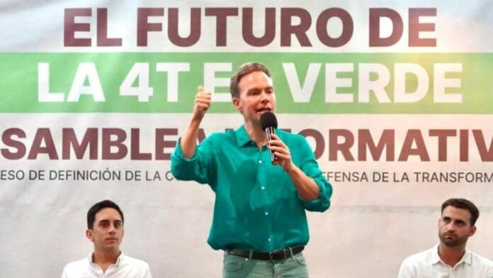 Manuel Velasco, del Partido Verde, tendrá este viernes un evento masivo en el “Toro” Valenzuela de Cancún