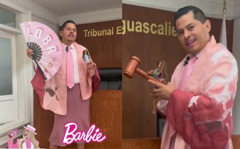 VIDEO: Surge polémica ante “Le Barbie Magistrade” en el Tribunal Electoral de Aguascalientes