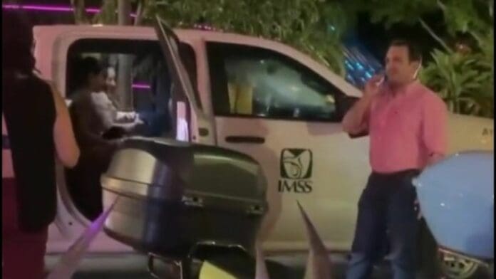 El funcionario del IMSS captado en un vehículo oficial saliendo de un bar en Chetumal, dijo que no estaba en estado de ebriedad.