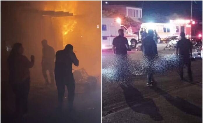 Mueren 11 personas en incendio de antro Beer House en San Luis Río Colorado, Sonora