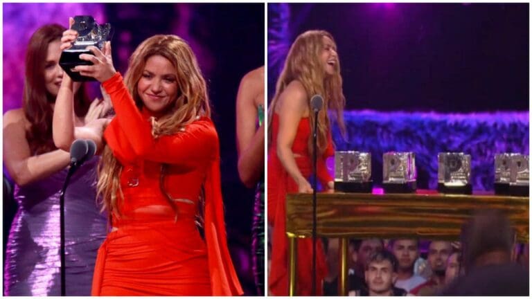 Shakira arrasa en los Premios Juventud 2023; se lleva 8 estatuillas