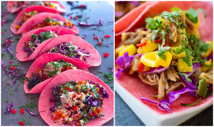 Taquería en México se viraliza por hacer tacos rosados por estreno de la película Barbie