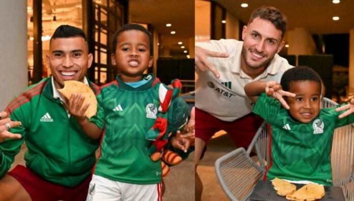 La Selección localizó al pequeño de origen etíope que quiere ser mexicano. Le entregó un uniforme y le dio quesadillas.