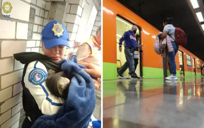 Adolescente da a luz en estación Acatitla del Metro CDMX