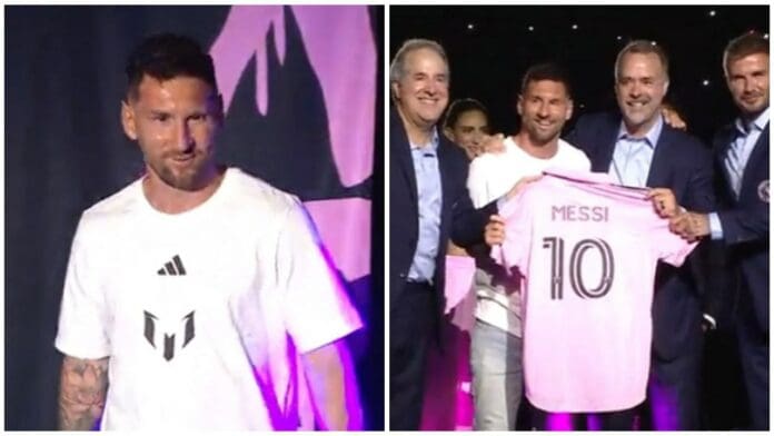 Así fue la presentación de Messi en el Inter Miami