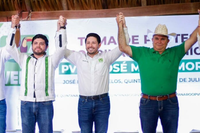 El Partido Verde, con un gran futuro por delante en Quintana Roo: Renán Sánchez