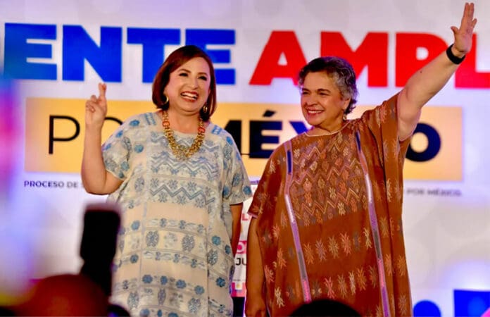 Xóchitl Gálvez supera a Beatriz Paredes en encuesta del Frente Opositor