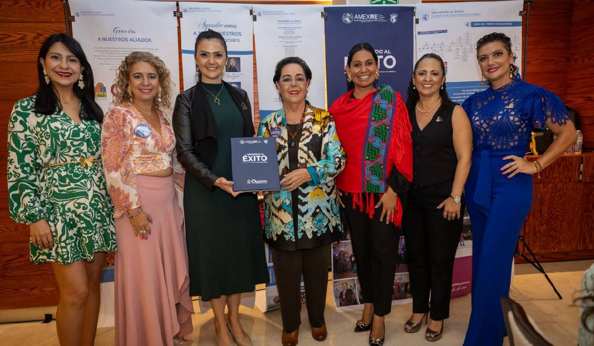 Presenta AMEXME el libro “Sin Miedo al Éxito, el Legado de las Mujeres Empresarias”