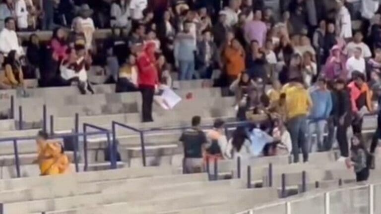 Aficionados protagonizan brutal pelea en el partido entre Pumas y Tigres