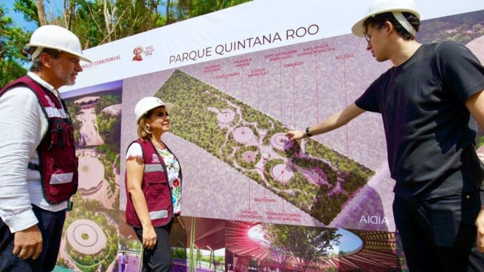 Construye Mara Lezama Parque Quintana Roo en Chetumal para transformar la capital