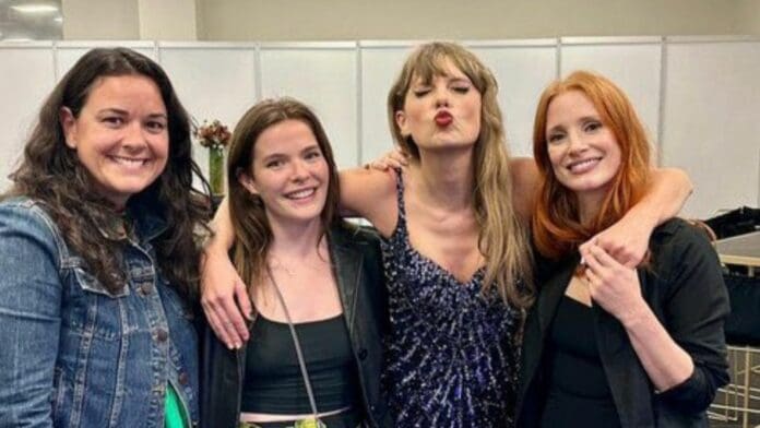 The Eras Tour: Jessica Chastain vino a CDMX para ver a Taylor Swift