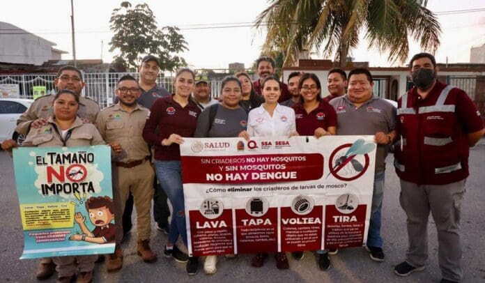 Mantiene Ana Paty Peralta labores permanentes contra el dengue