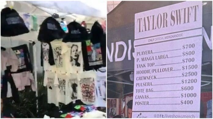 Swifties revelaron que la mercancía oficial de Taylor Swift en México está más cara que en Estados Unido